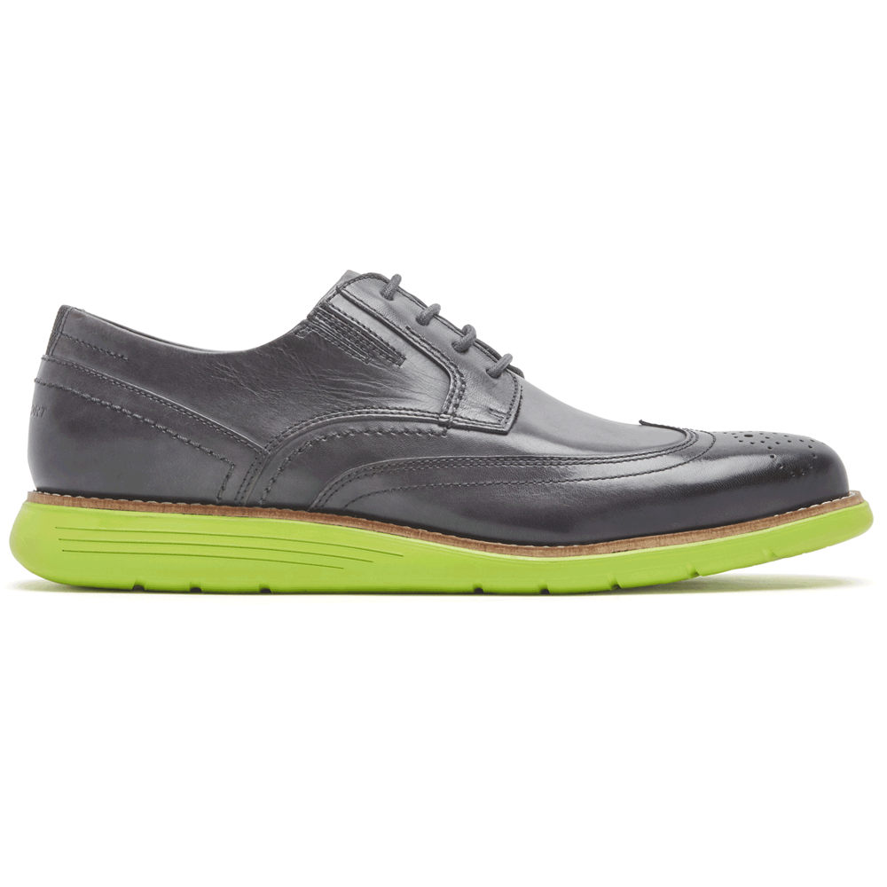 Rockport Singapore Mens Dress Shoes - Total Motion Sport Wingtip Grey - WV6357891